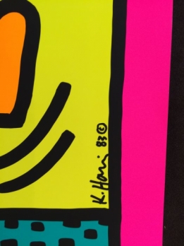haring montreux jazz 83 roze